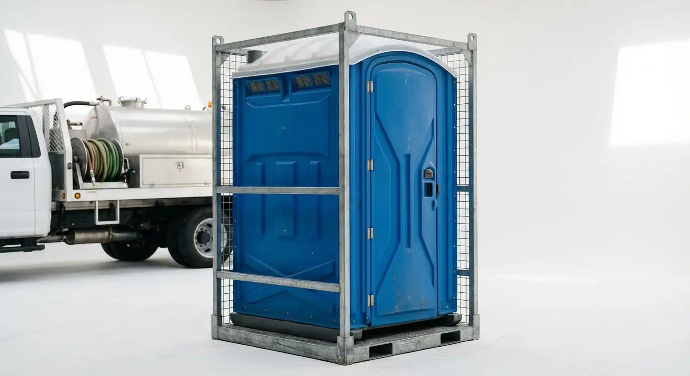 Crane-Liftable Portable Toilet Technical Specifications in Parma, OH